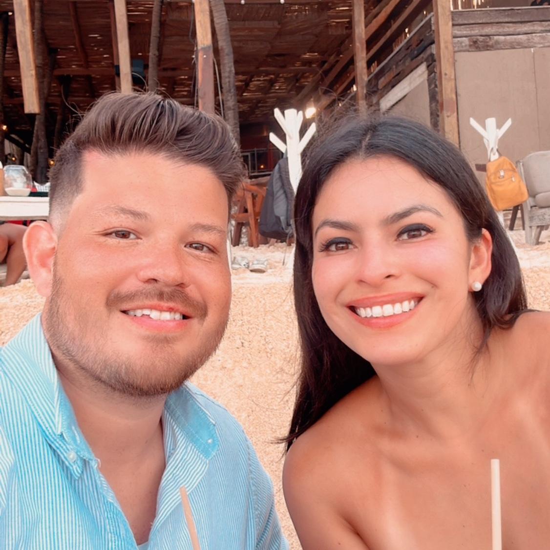 The night before the proposal. Playa Del Carmen, Mexico