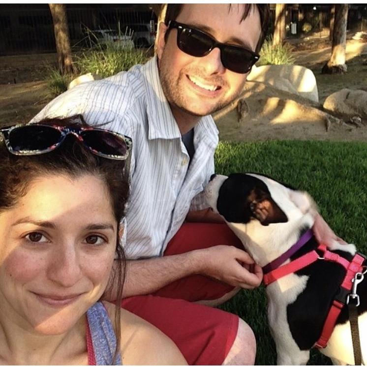 Our first family photo with our sweet Lily Bird!