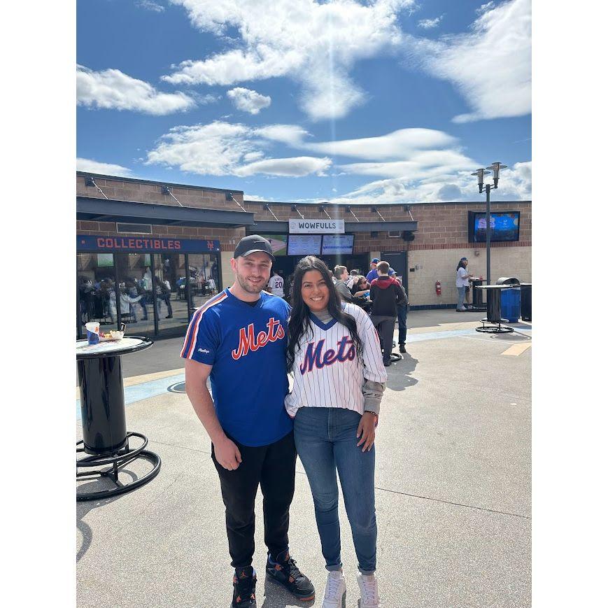 Mets game with the family.