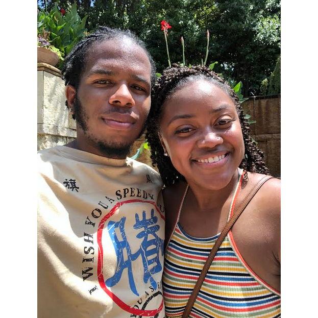 This photo was taken at the time of Marshelle and Malcolm's first date!