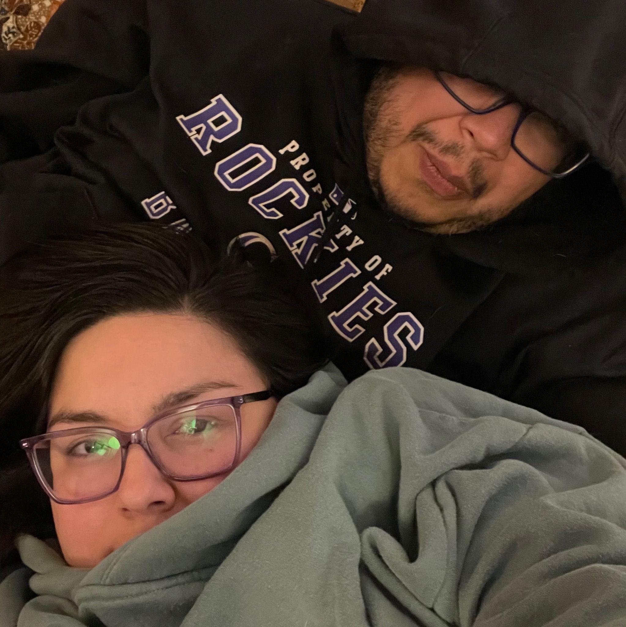 Snuggling through the bitter winter of Colorado, Denver CO, February 2026