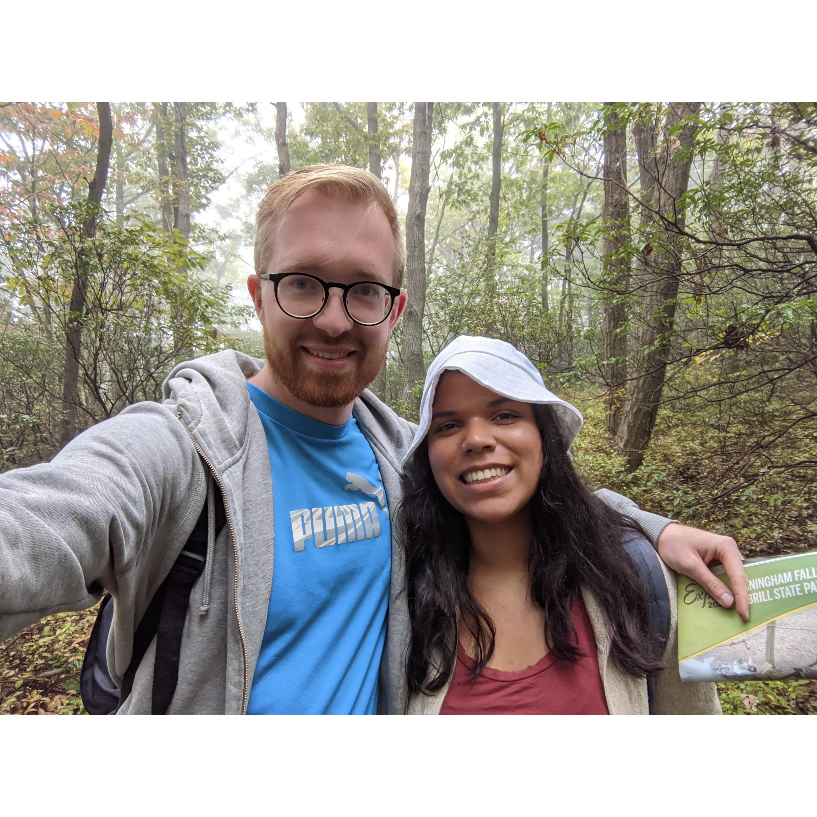 October 2020. Jess and Johan take on the Catoctin trail.