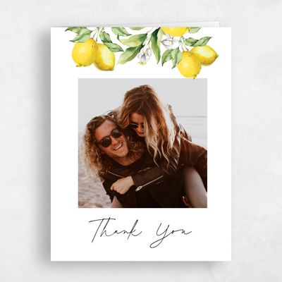 White Photo Wedding Thank You - Praga Photo