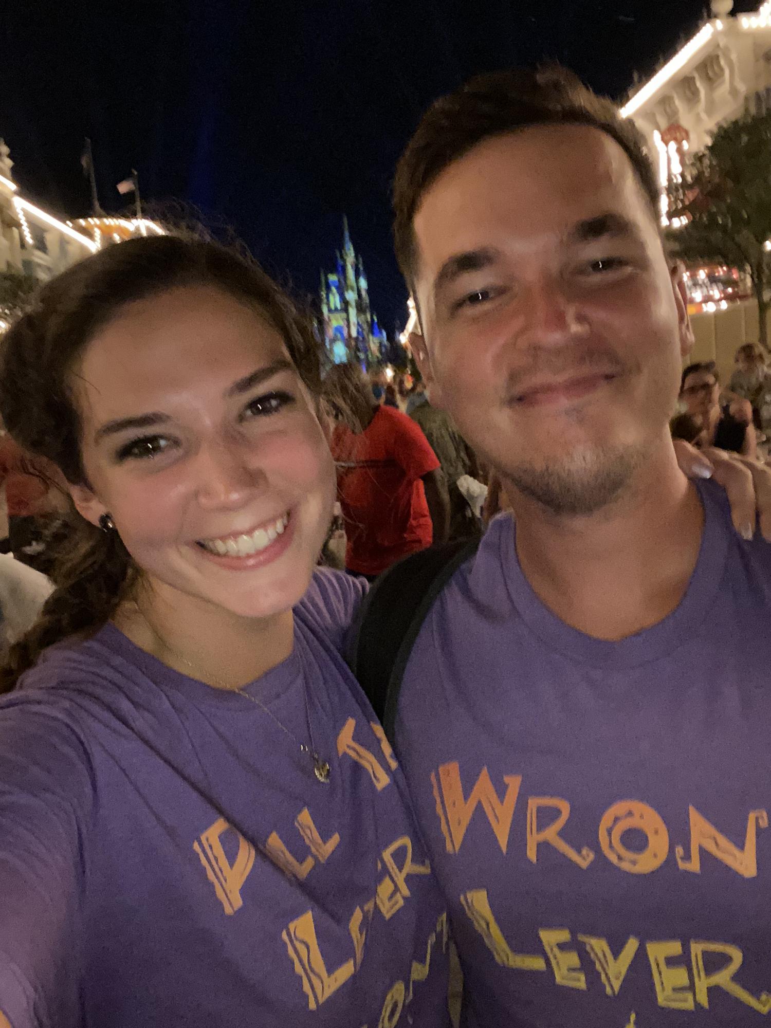 Tay surprised me with a trip to Disney to watch HEA one last time.