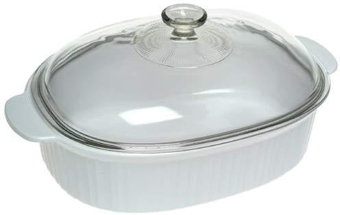 CorningWare French White 4-Quart Covered Casserole
