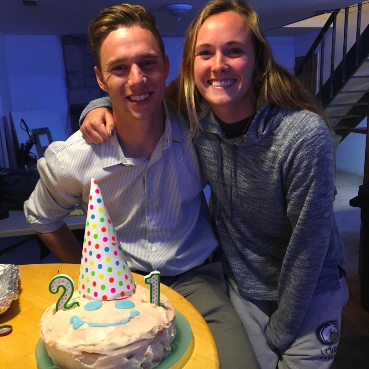 Max’s 21st birthday at the Linden house in Davis, 2017