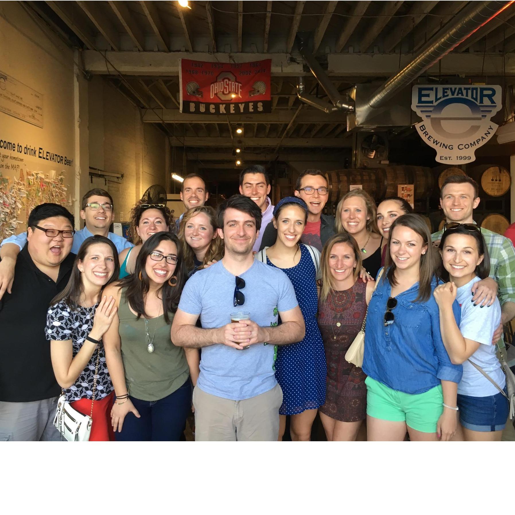 Celebrating the end of vet school with the people who brought us together