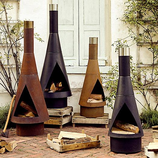 Angled Obelisk Chiminea