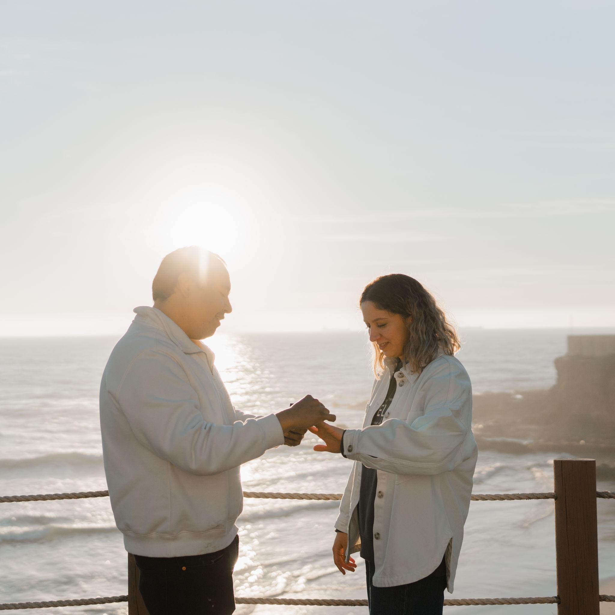 Aquí estaba bien nerviosa porque mis papas no sabian que me iba a casar -Paola