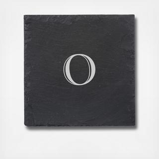 Monogram Light Grey Slate Cutting and Serving Board