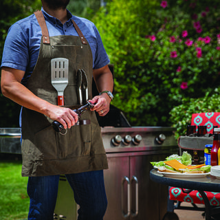 BBQ Apron with Tools & Bottle Opener