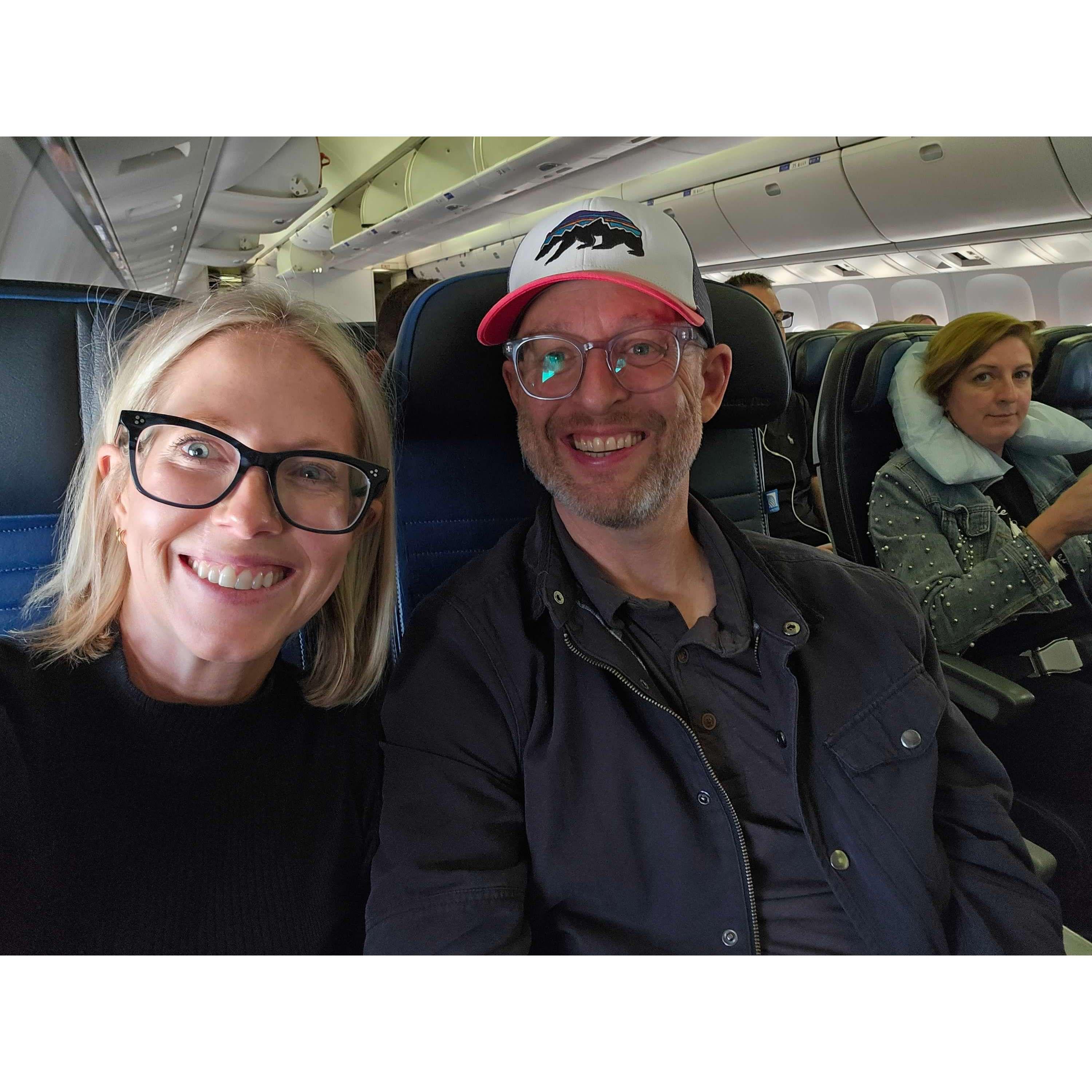 Taking off for Switzerland and Croatia - May 2024