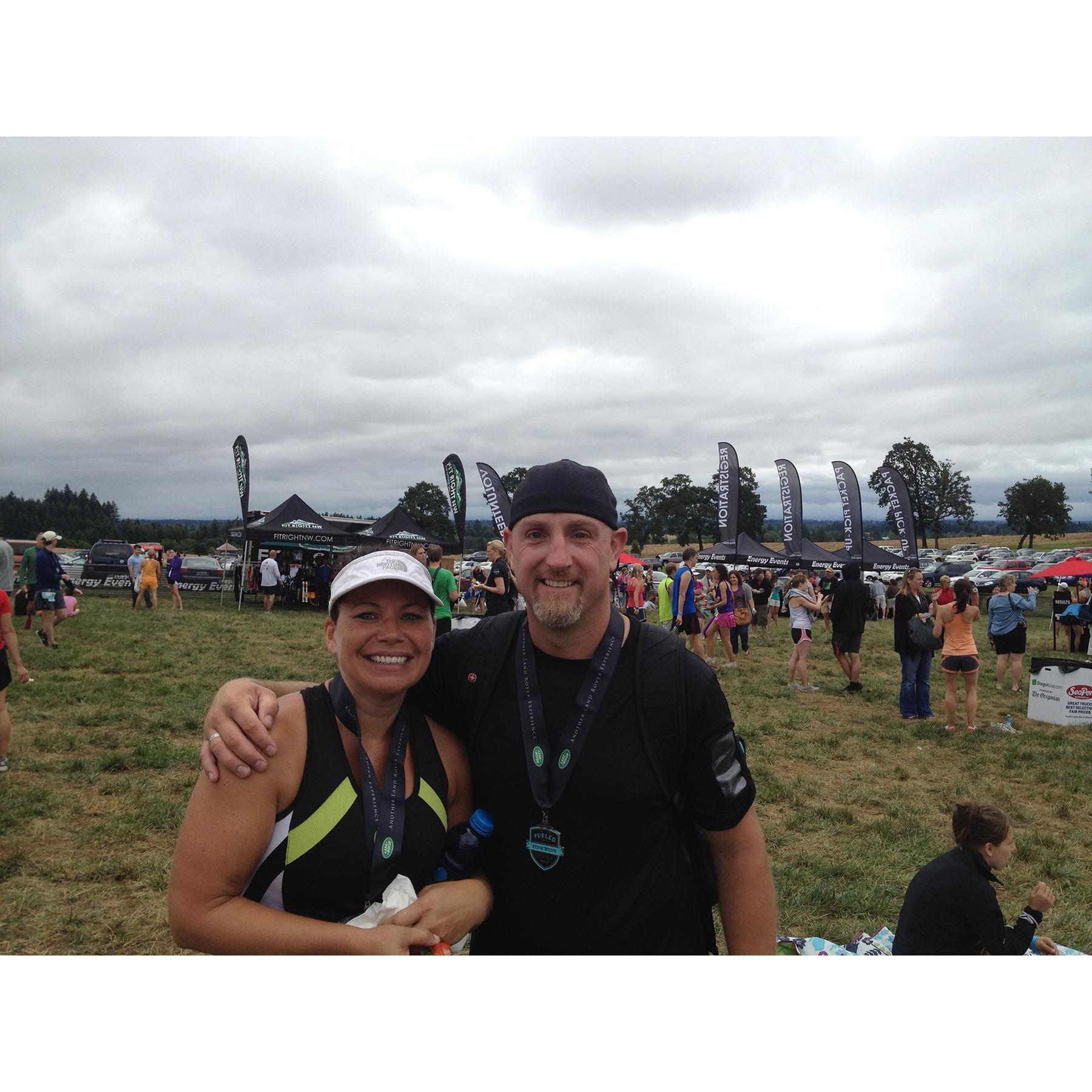 The 2012 Fueled by Fine Wine half marathon — the most brutal half marathon ever created. I actually think it's rated the second, but until I run the first, I'm sticking to it.