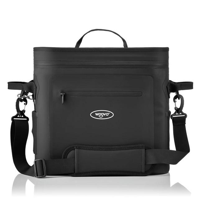 Soft Cooler 20 Can - WOOVO Insulated Cooler Bag, 100% Leak Proof Zipper and Adjustable Strap, Mesh Bag and Bottle Opener - Portable Ice Chest Box for Camping Picnic