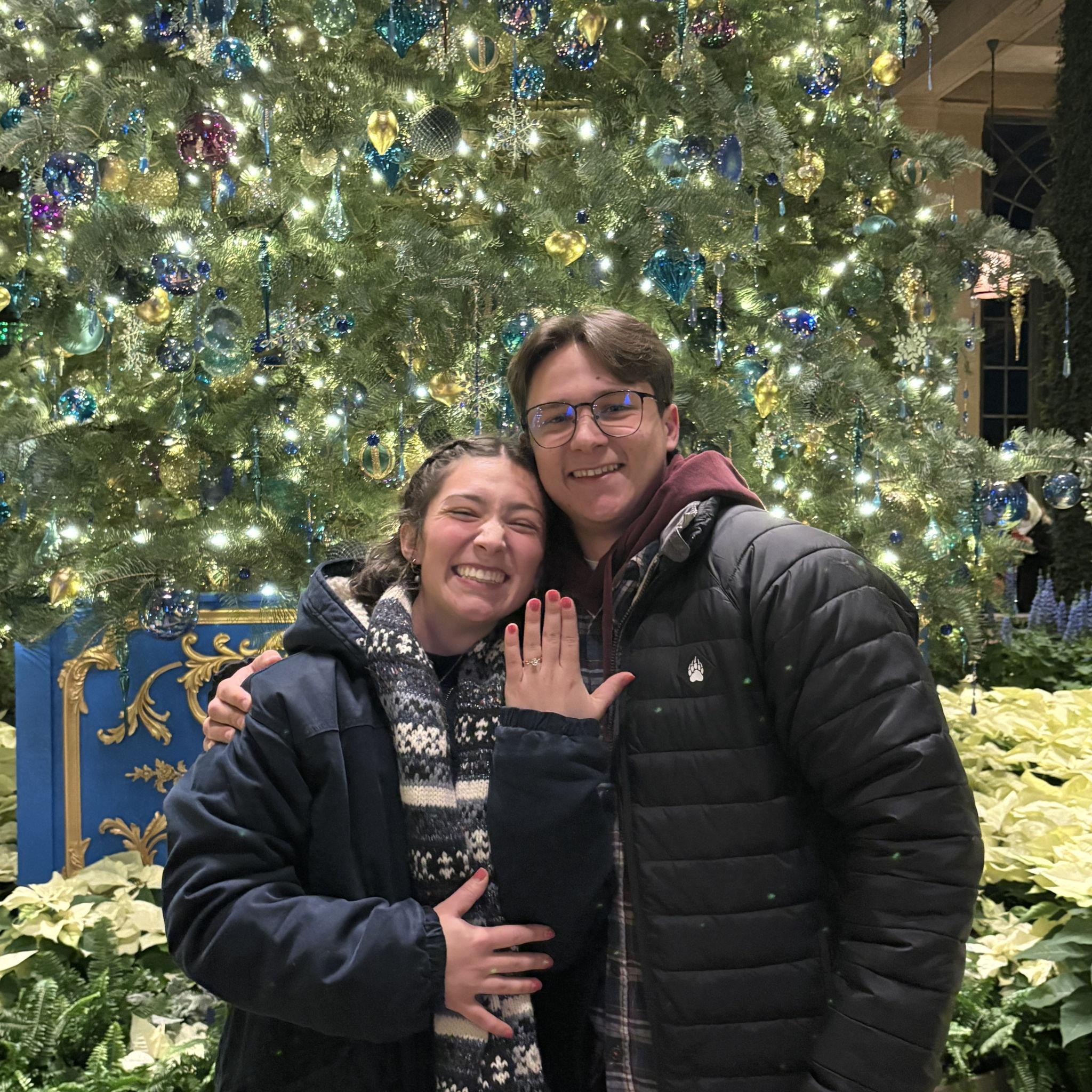 She said yes!