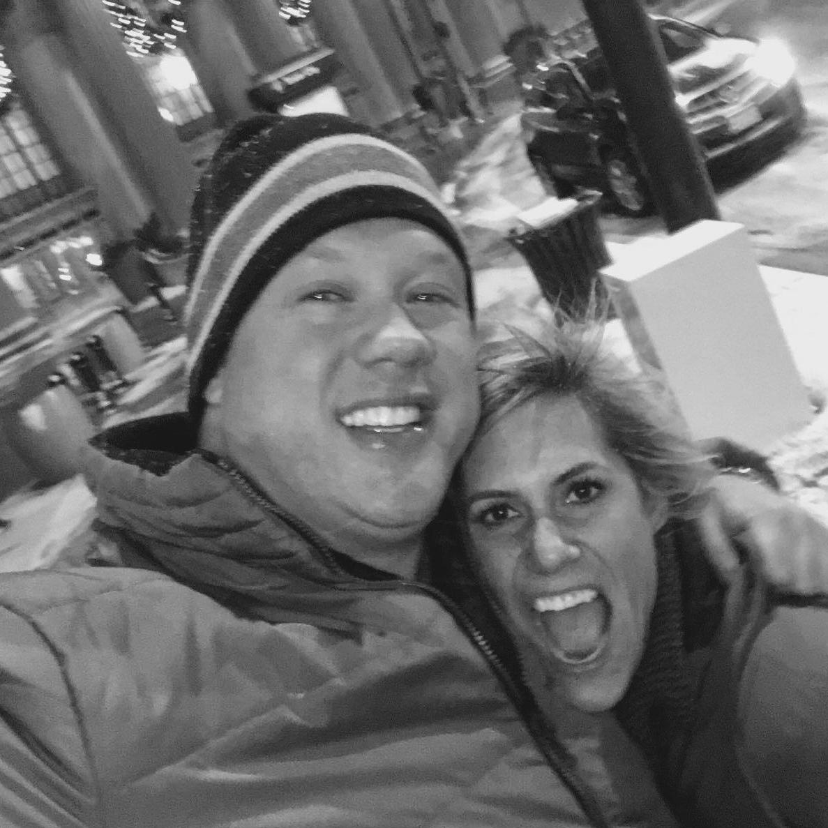 December 28, 2017 - First date, downtown Cleveland, Ohio in the snow at Jack's Casino!!