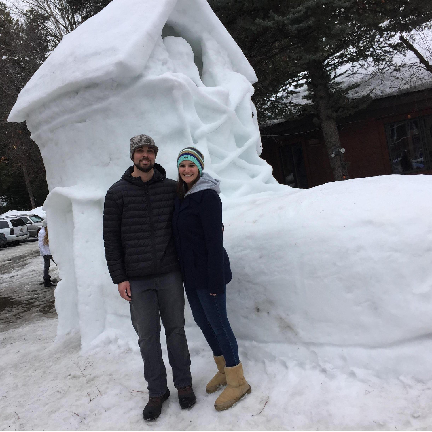 Our first picture together in McCall (3rd Date)