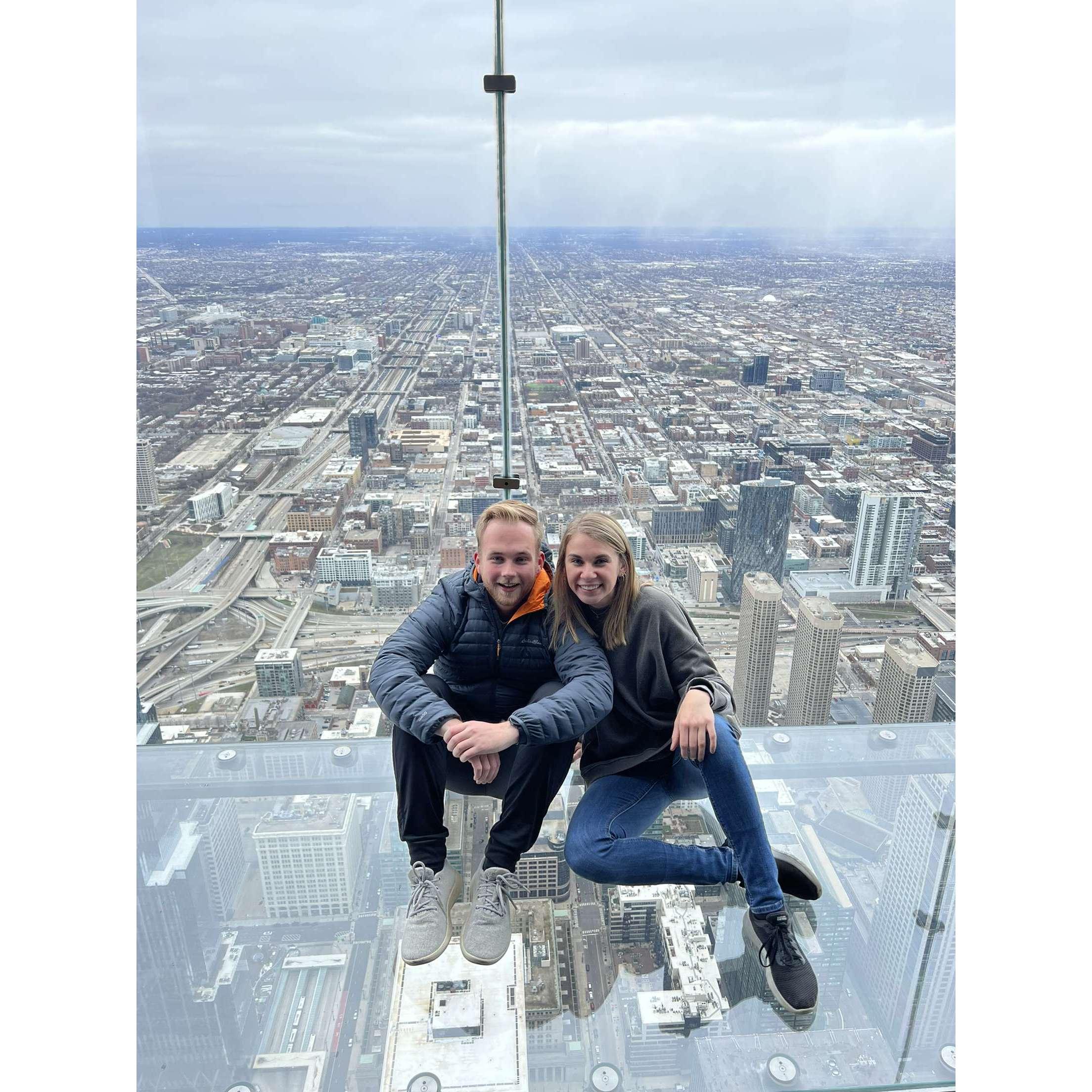 We took a day trip to Chicago and spent the day exploring the city!
