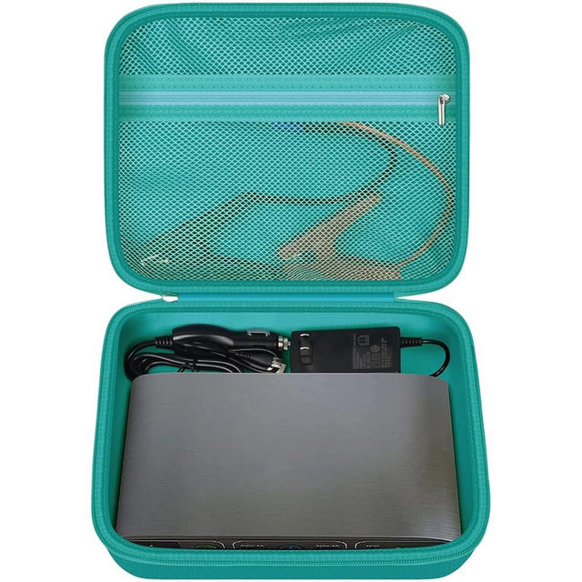 Case Compatible with Halo Bolt Air 58830/ 57720/ Air+ 55500/ for ACDC Max Emergency Power Kit Car Jump Starter with Tire Pump. Car Charger Power Bank Holder for Battery Jump Starters -Green (Box Only)