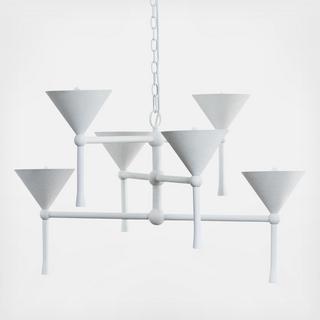 Sardinia 6-Light Plaster Chandelier