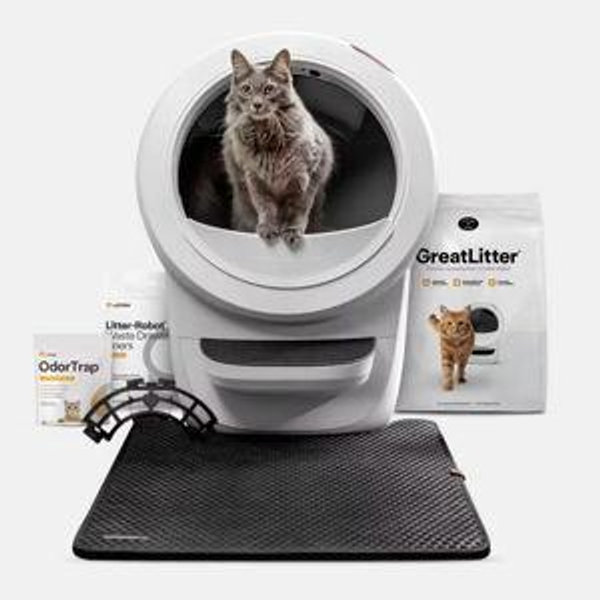 White Litter-Robot® 4 Starter Bundle