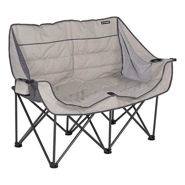 Lippert Double-Wide Padded Camping Sofa with Carry Bag