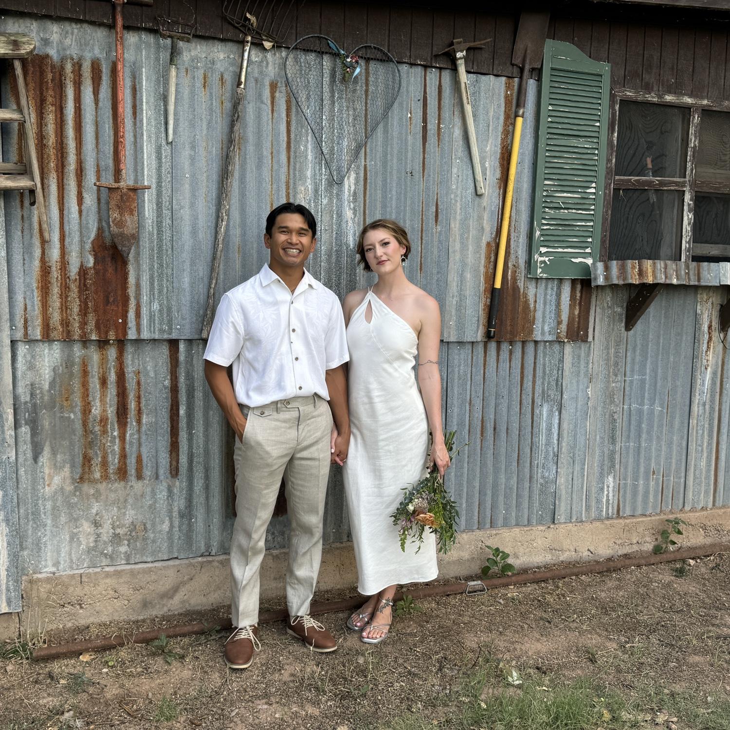 Our farm wedding