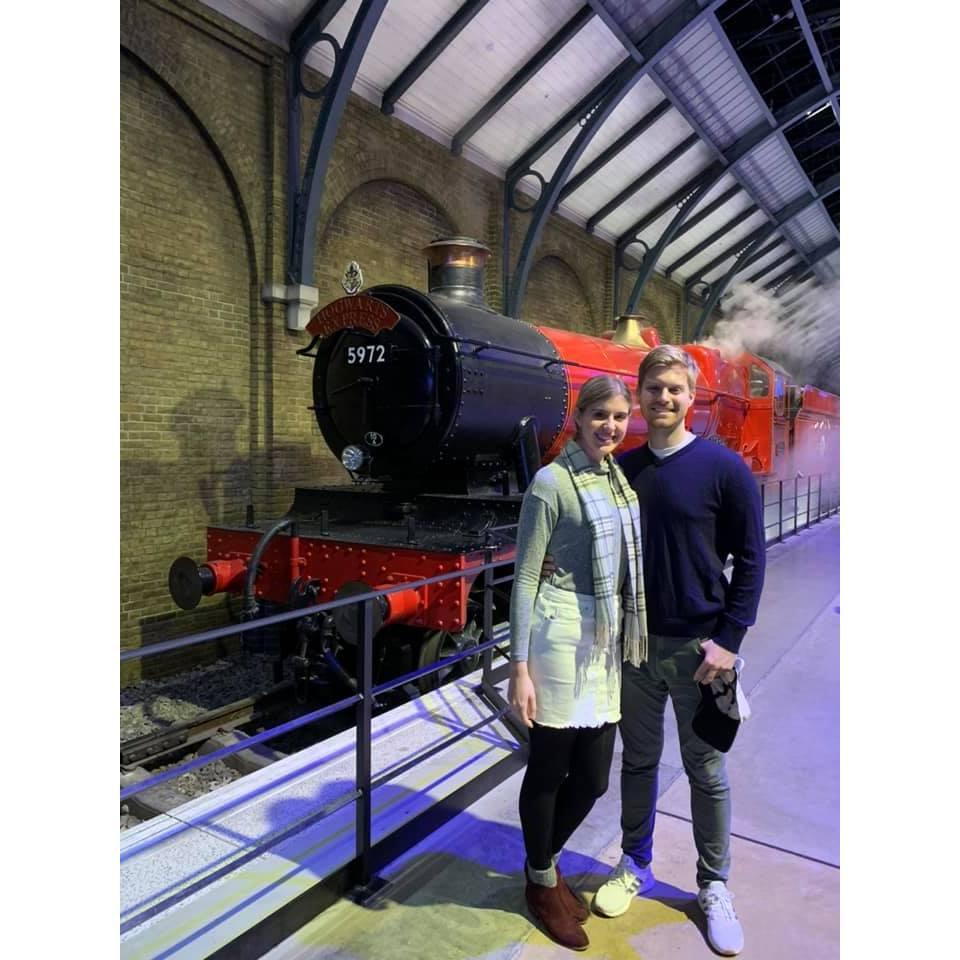 All aboard the Hogwarts Express in London!
2019