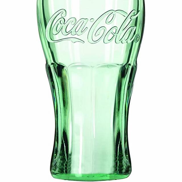 Libbey Coca-Cola 16-3/4-Ounce Glass Tumblers, Georgia Green, Set of 12