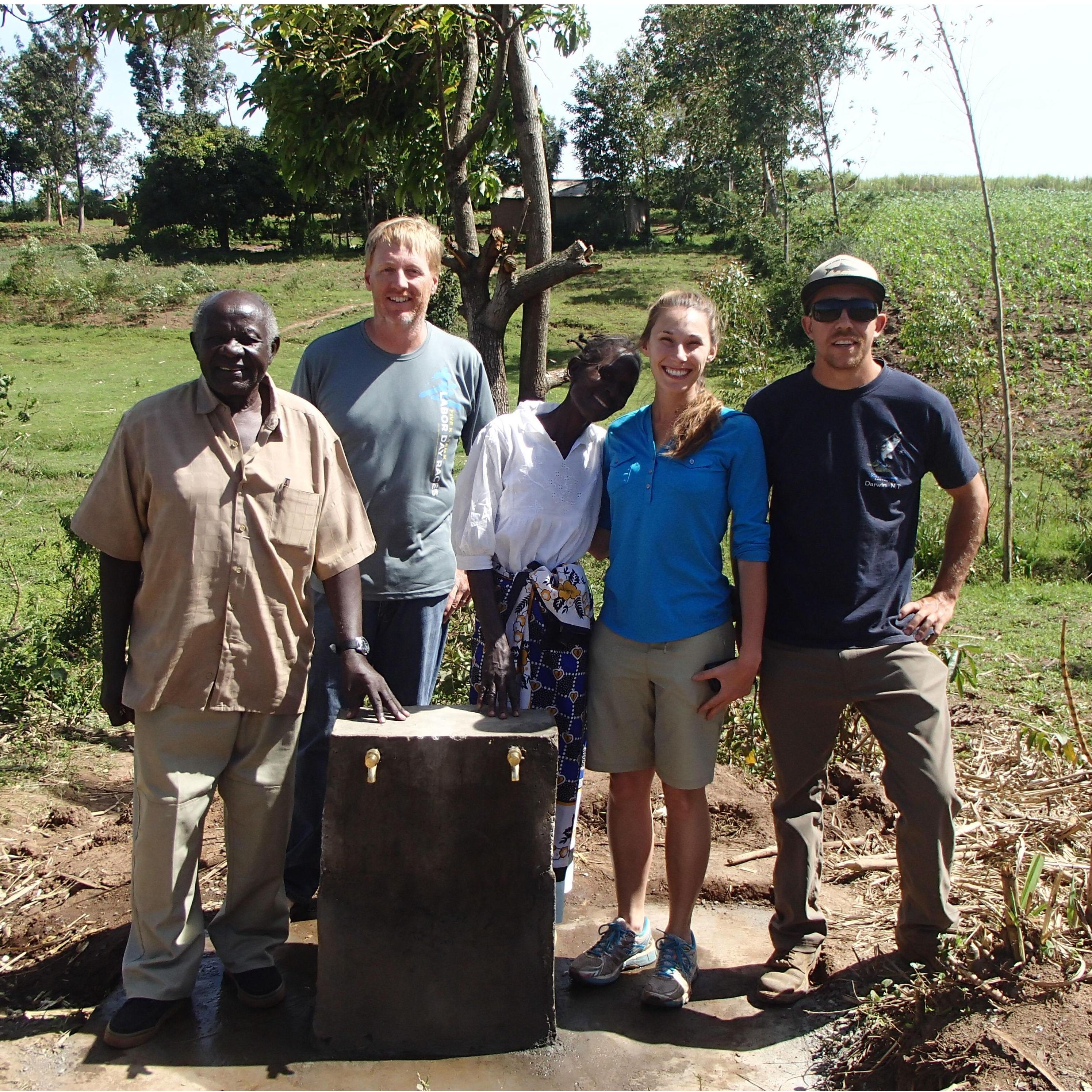 We love to volunteer together - Completed clean Kenya water project in 2015.