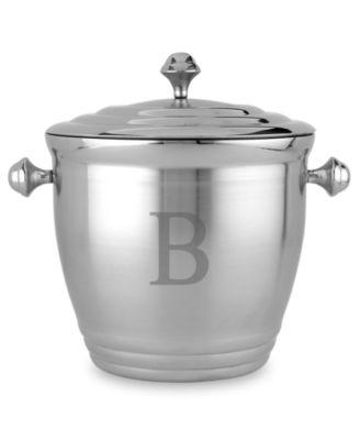 Lenox - Tuscany Monogram Ice Bucket, Block Letters