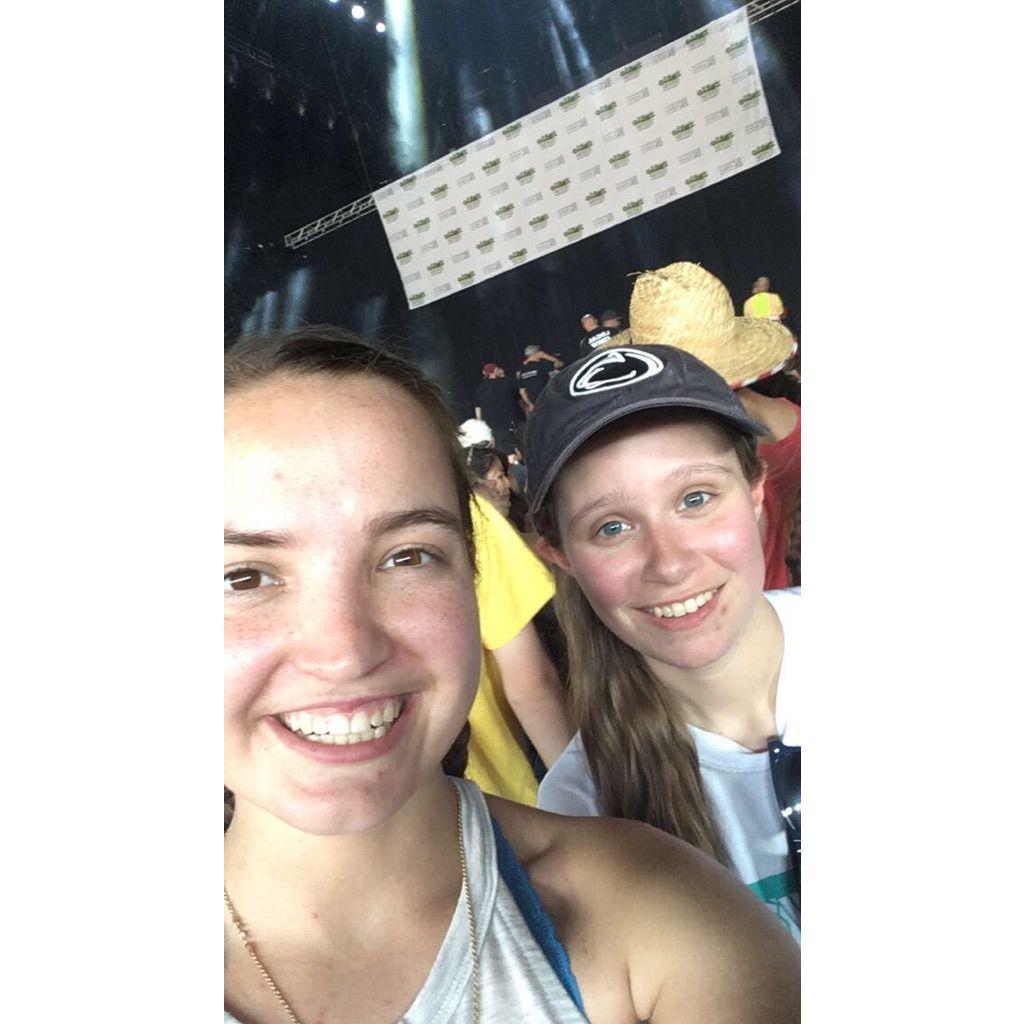 At the Radio 104.5 Birthday Show in 2018, where Mandi discovered her favorite Band, AJR