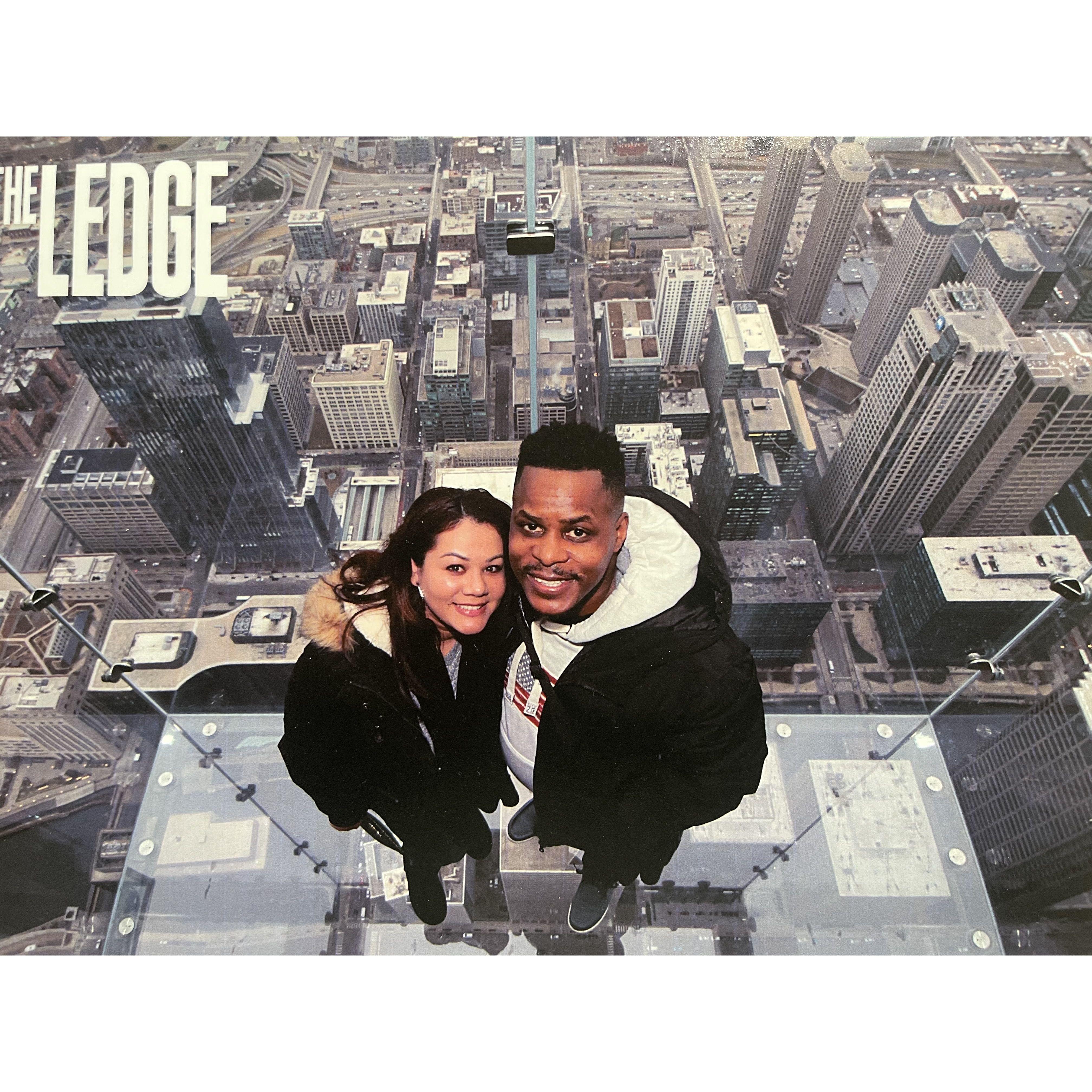 Willis (Sears) Tower Chicago. Yikes