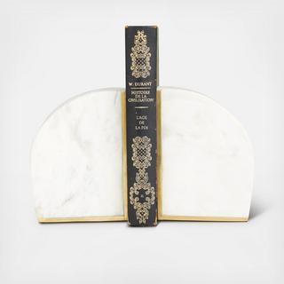 Marble Natural Bookends