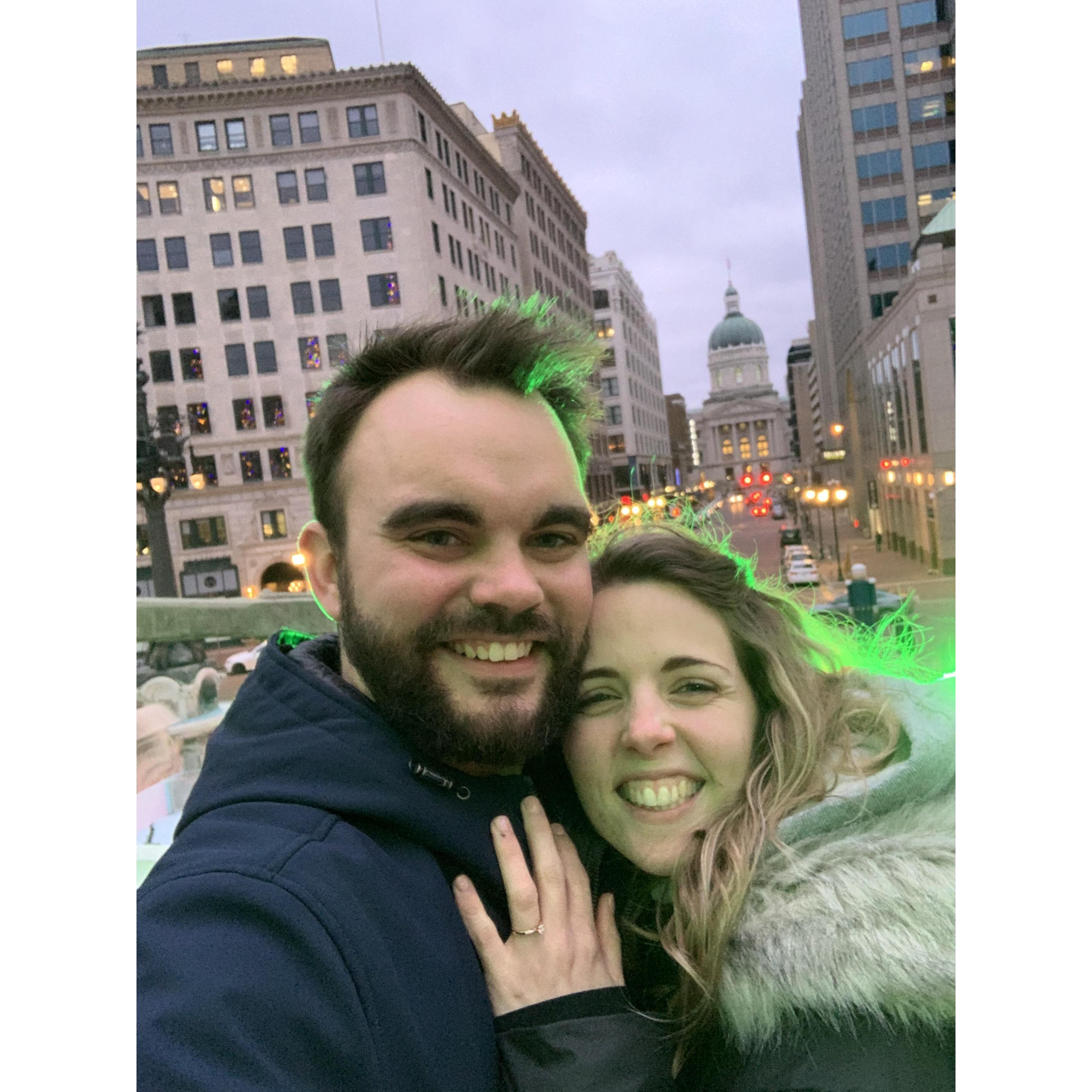December 31, 2019--We're Engaged!!