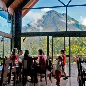 Volcano View Dinner
