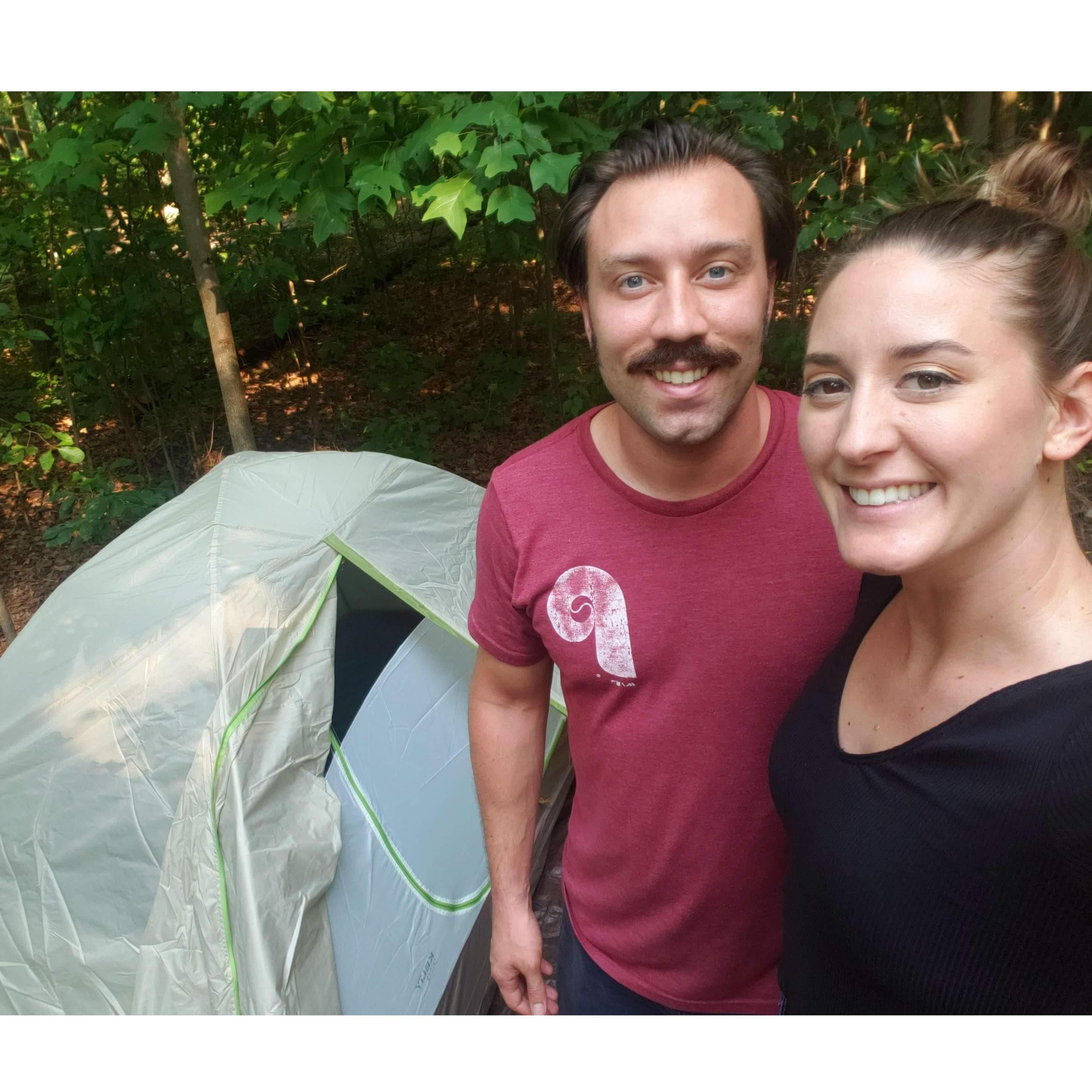 First camping trip & Brooke's 31st birthday