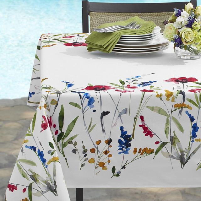 Benson Mills Wild Flower Indoor/Outdoor Spillproof Tablecloth (60&quot; X 120&quot; Rectangular)