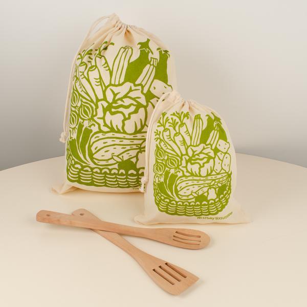 Reusable Cloth Bag Set: Produce