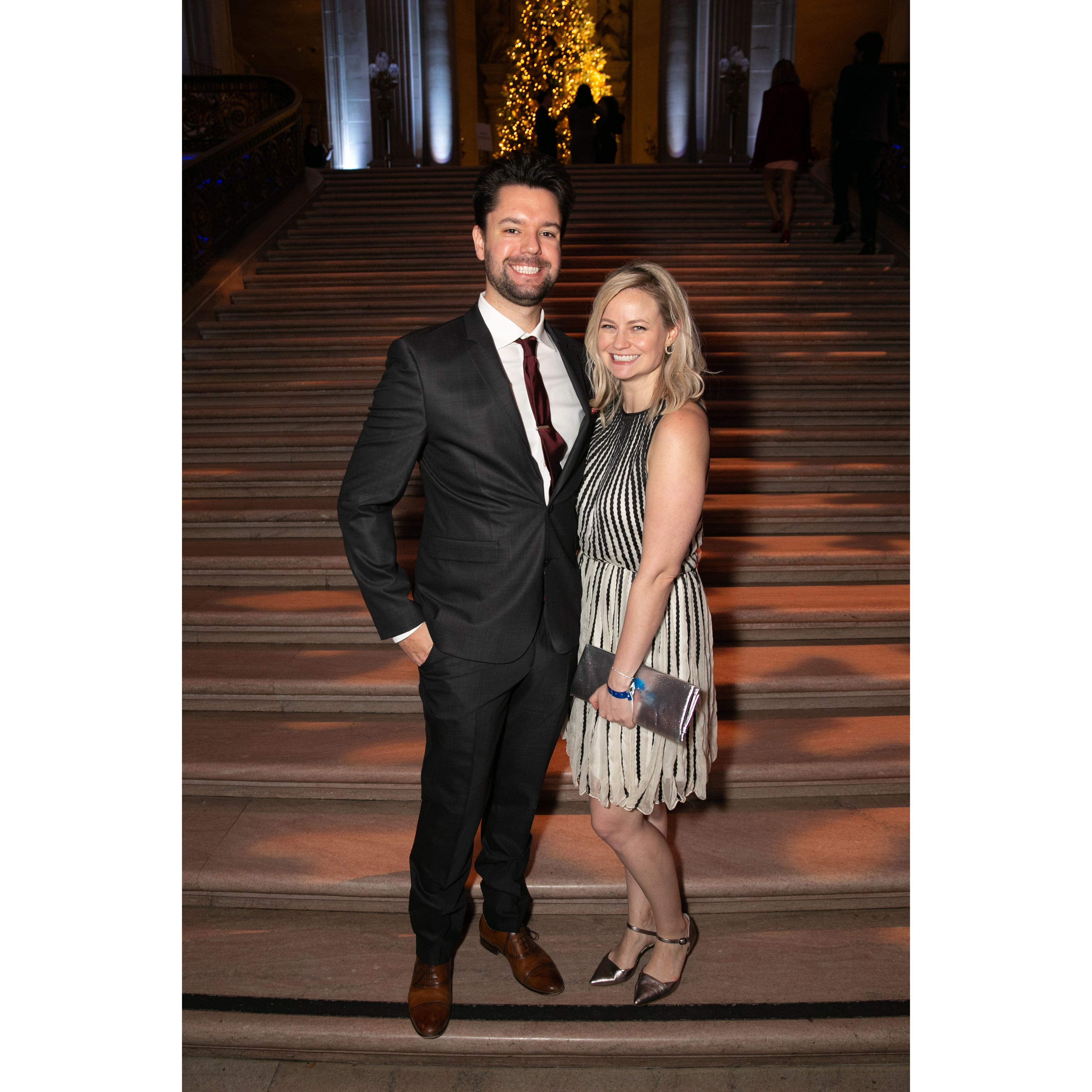 Google Holiday Party at City Hall in SF.