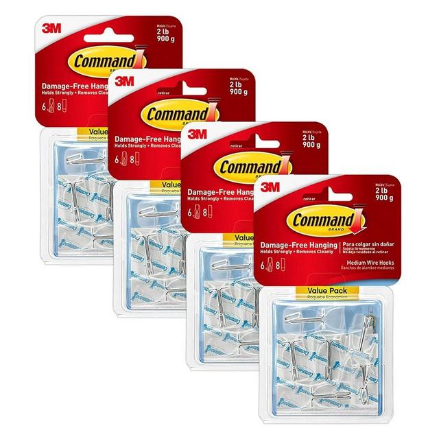 Command 17065CLR-6ES Wire Hook, 0