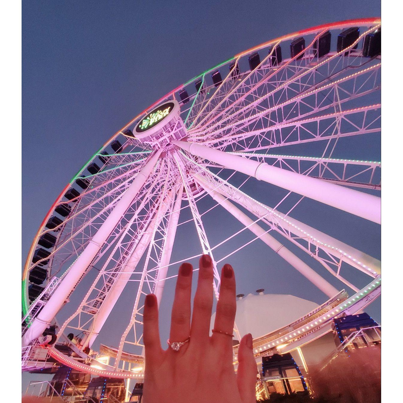 She said yes!