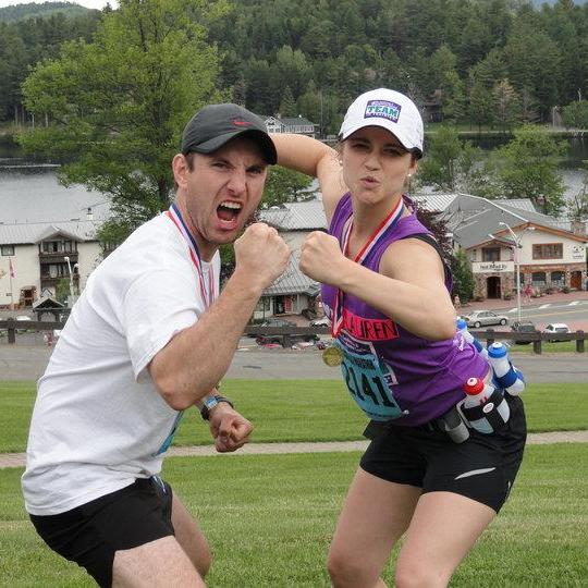 We killed it on our half marathon.  Lake Placid, NY - June 2010
