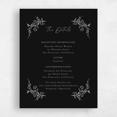 Black Wedding Enclosure - Marnina