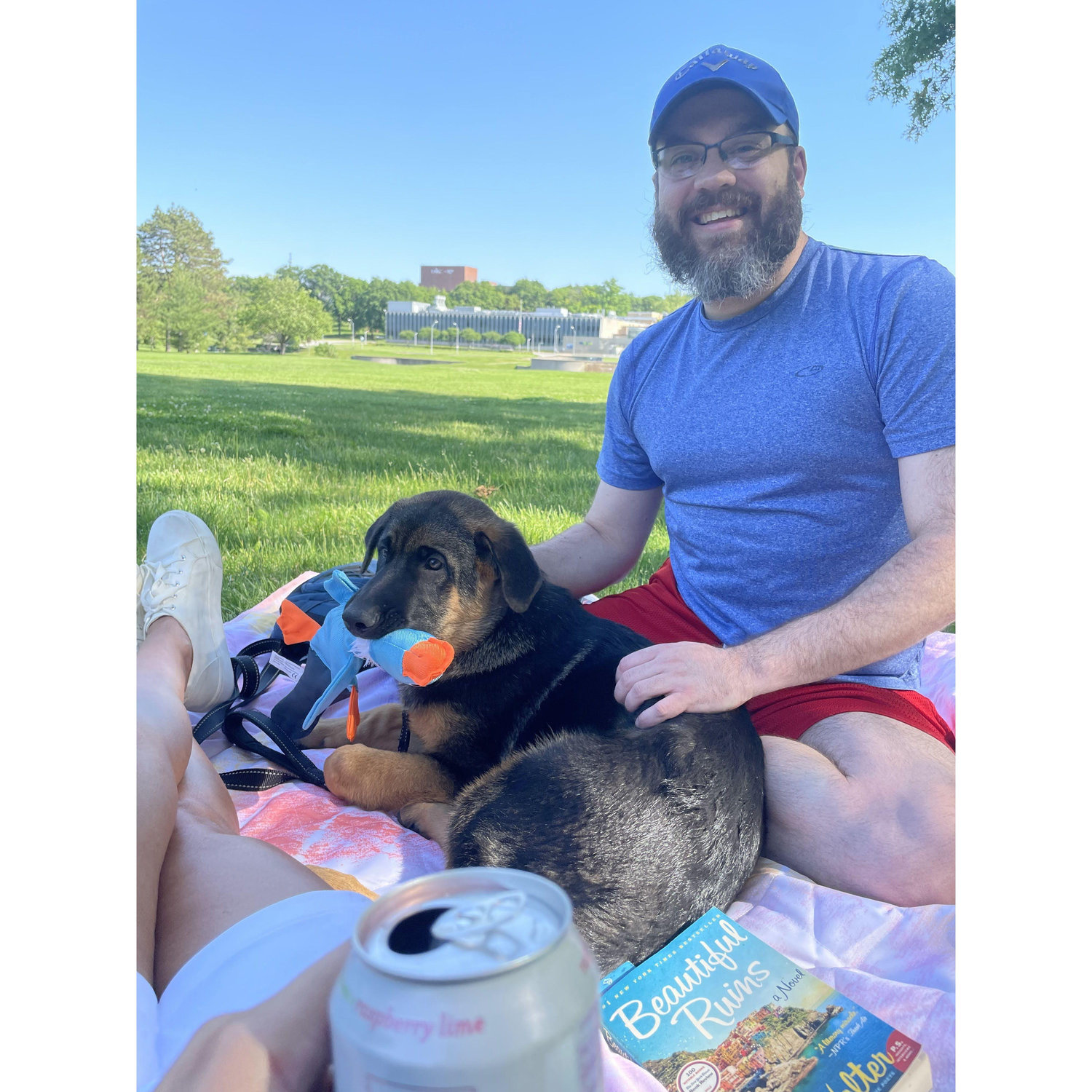 Our first day with our puppy Aspen!