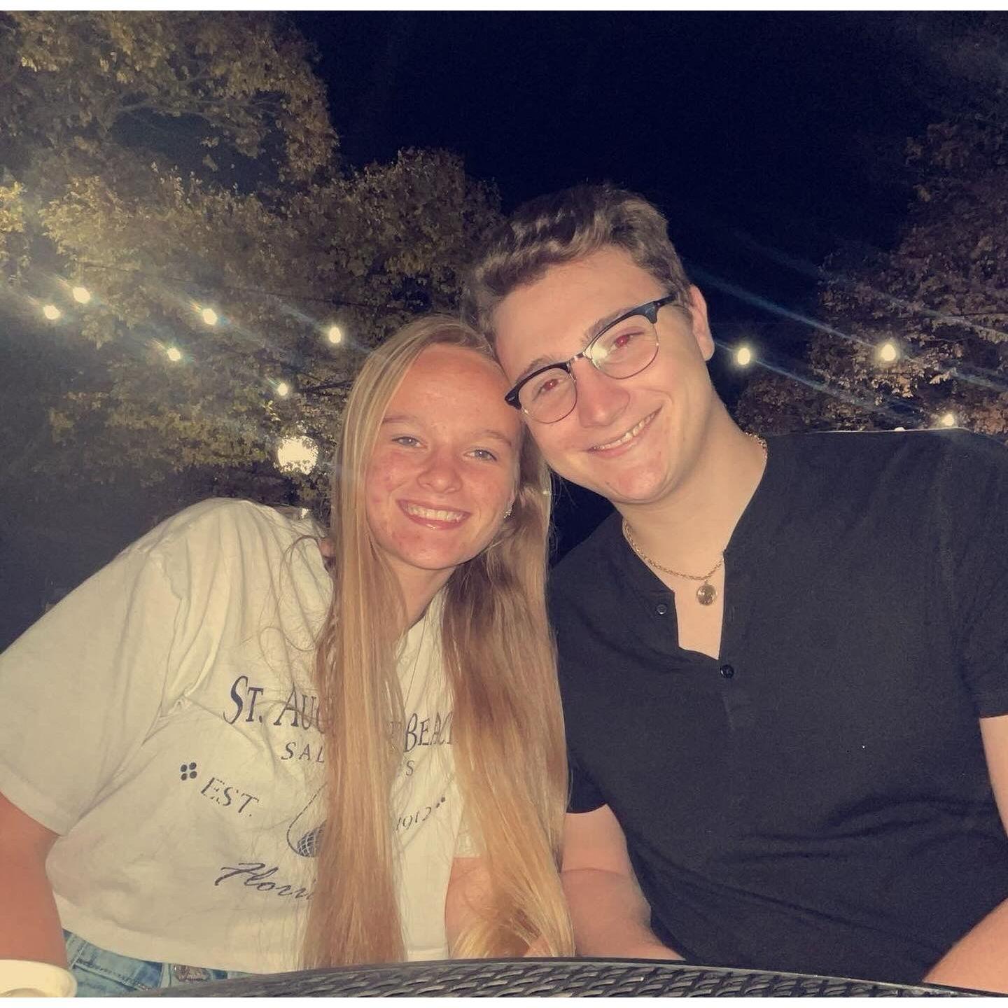 Our 1 year anniversary