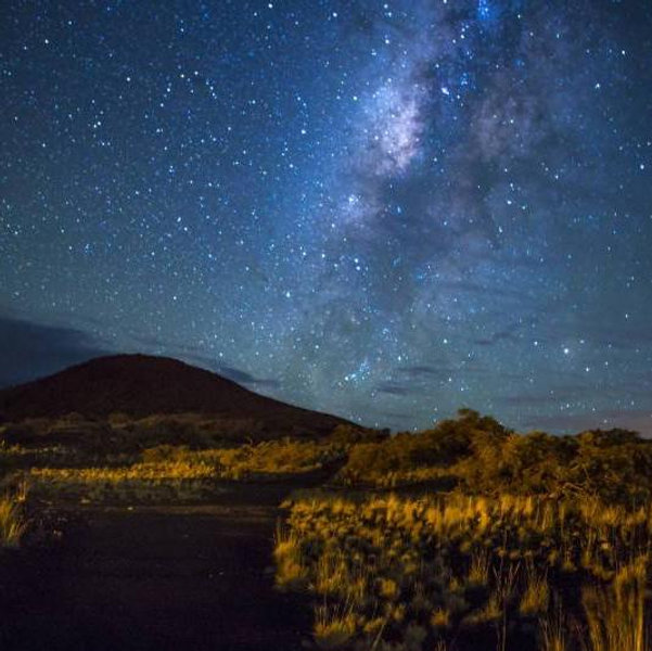 Stargazing on our honeymoon