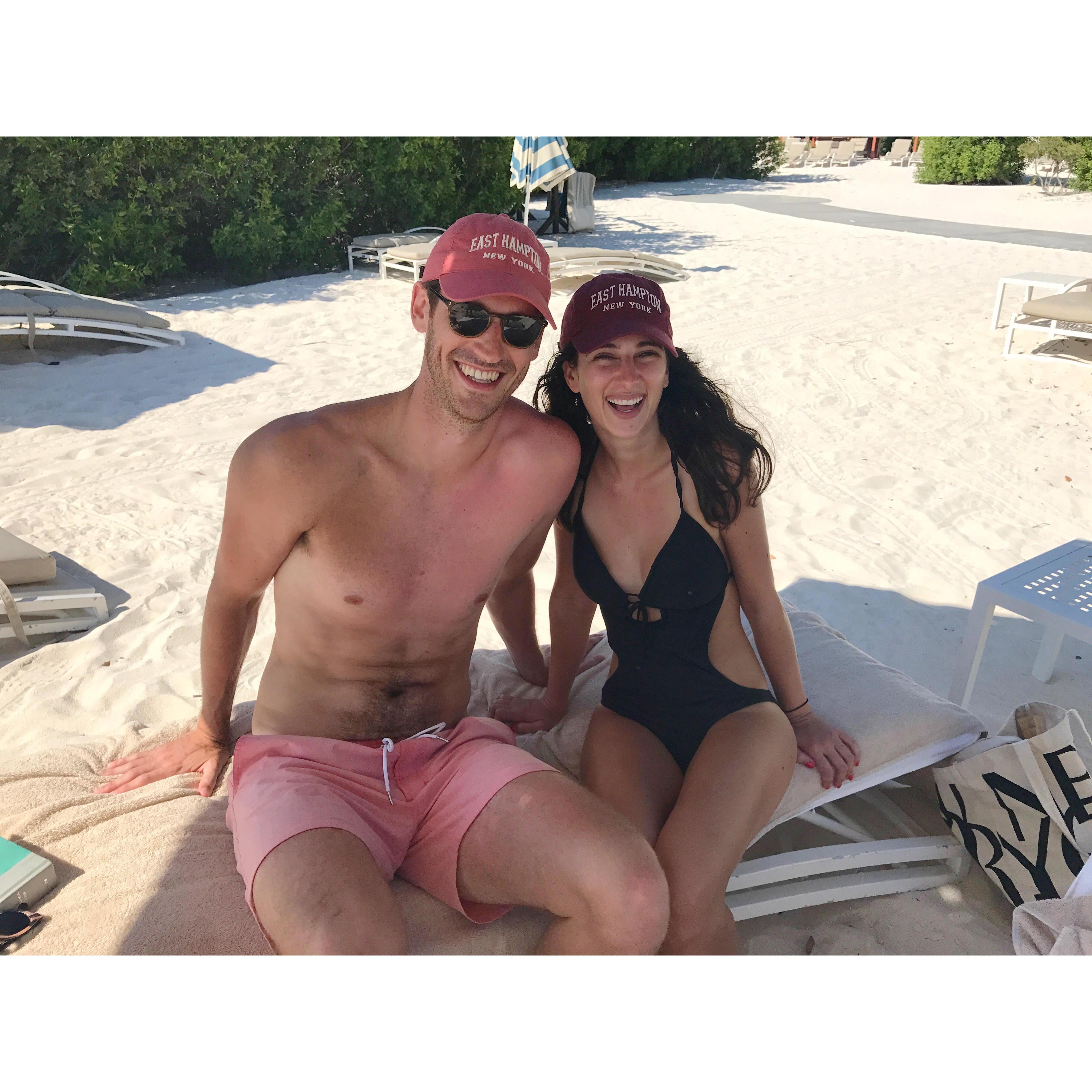 Our first vacation after my tumor was gone - total bliss in Aruba!
