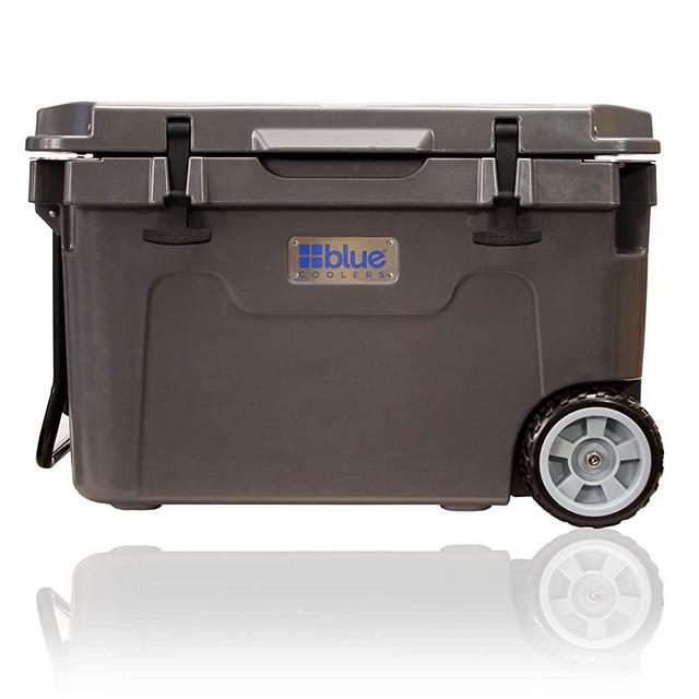 Blue Coolers Ice Vault – 55 Quart, Roto-Molded Ice Cooler | Large Ice Chest Holds Ice up to 10 Days |