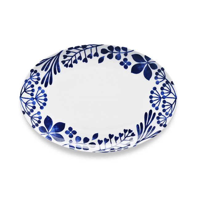 Noritake Sandefjord Porcelain Oval Platter